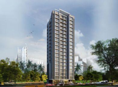 High-rise residential tower by real estate developers in Mumbai